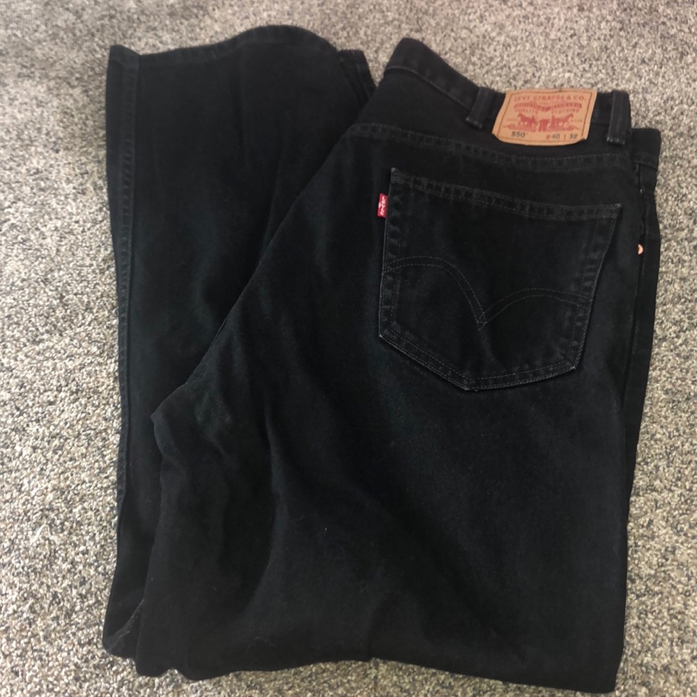 Black Levi’s relaxed fit